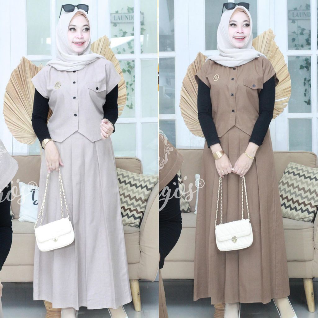 SET ROK ROMPI KATUN LINEN BY QUZIAGOS