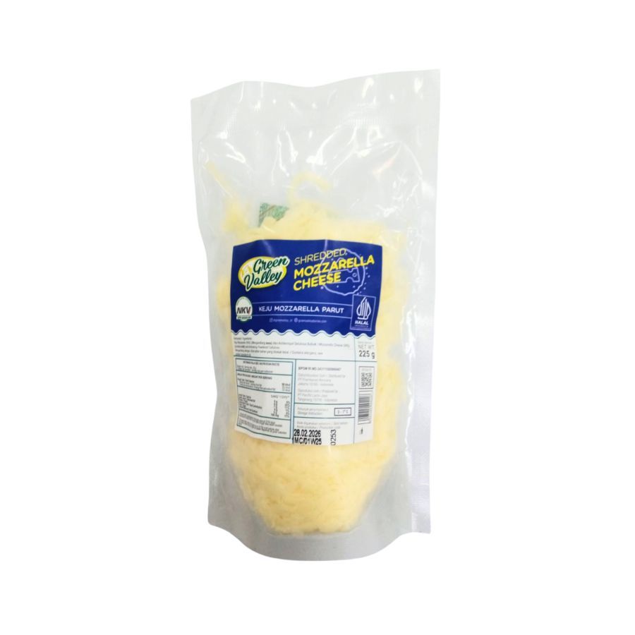 Green Valley Shredded Mozzarella Cheese 225gram