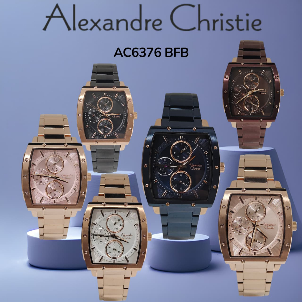 Jam Wanita Alexandre Christie AC6376 AC 6376 Stainless Garansi Resmi Alexander Christie