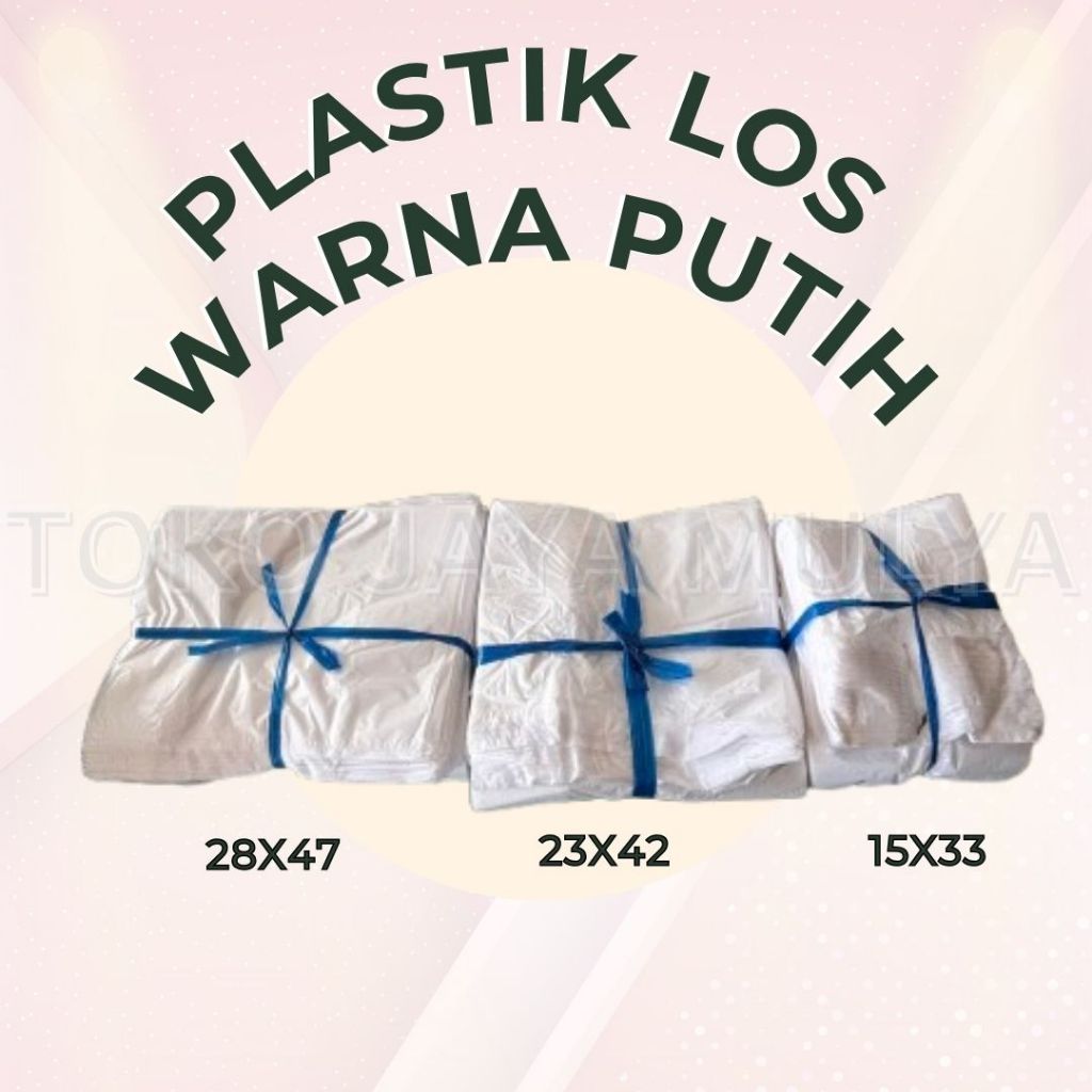 (TERMURAH) KRESEK LOS PUTIH KILOAN