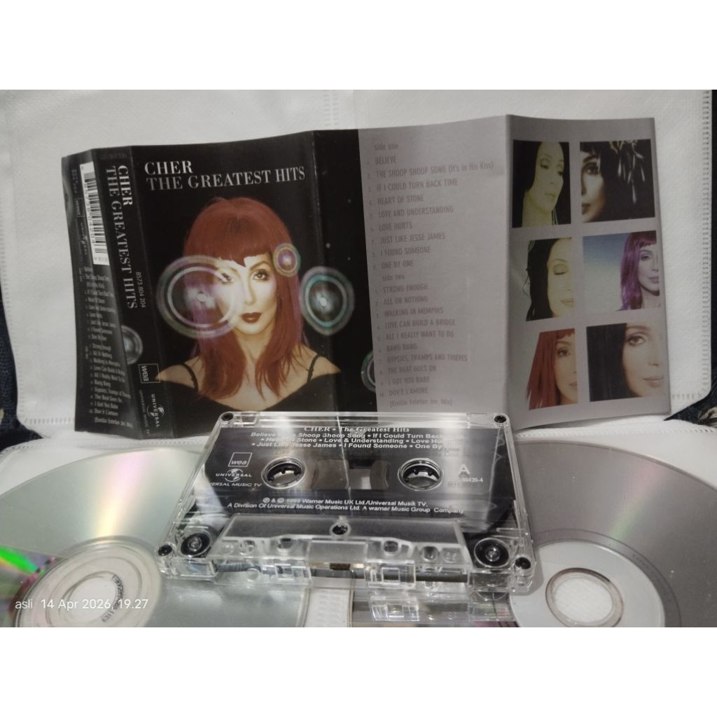 kaset pita CHER _ LEE RYAN _ BONNIE RAIT _ FREDDIE JACKSON _ CYNDI LAUPER