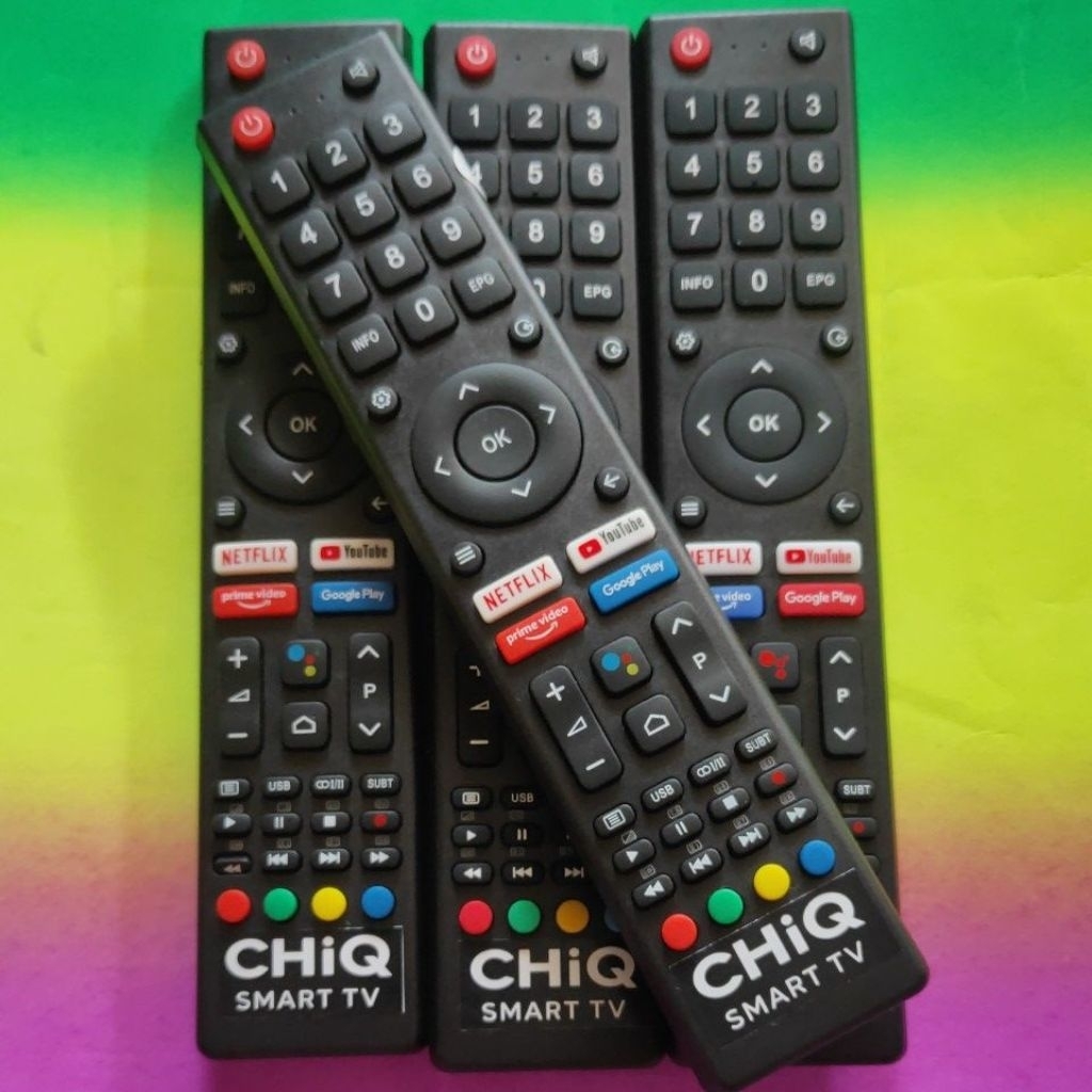 Remote TV CHIQ Smart Android TV tombol empuk