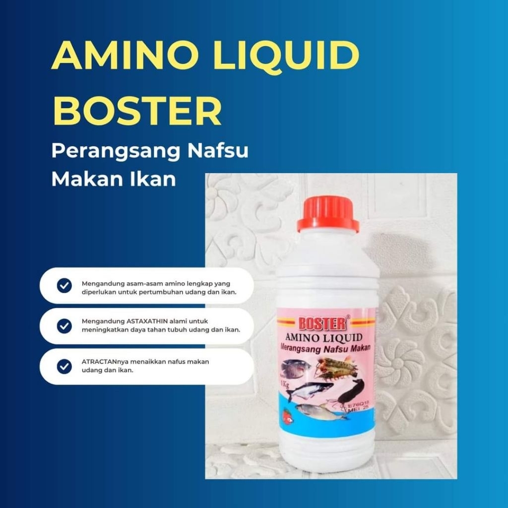 Vitamin Ikan Boster Amino Liquid 1 Liter