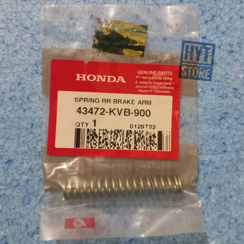 Spring RR Brake Arm 43472-KVB-900 Per Paha Rem Belakang Motor Matic Beat Genio PCX Scoopy Spacy Vari
