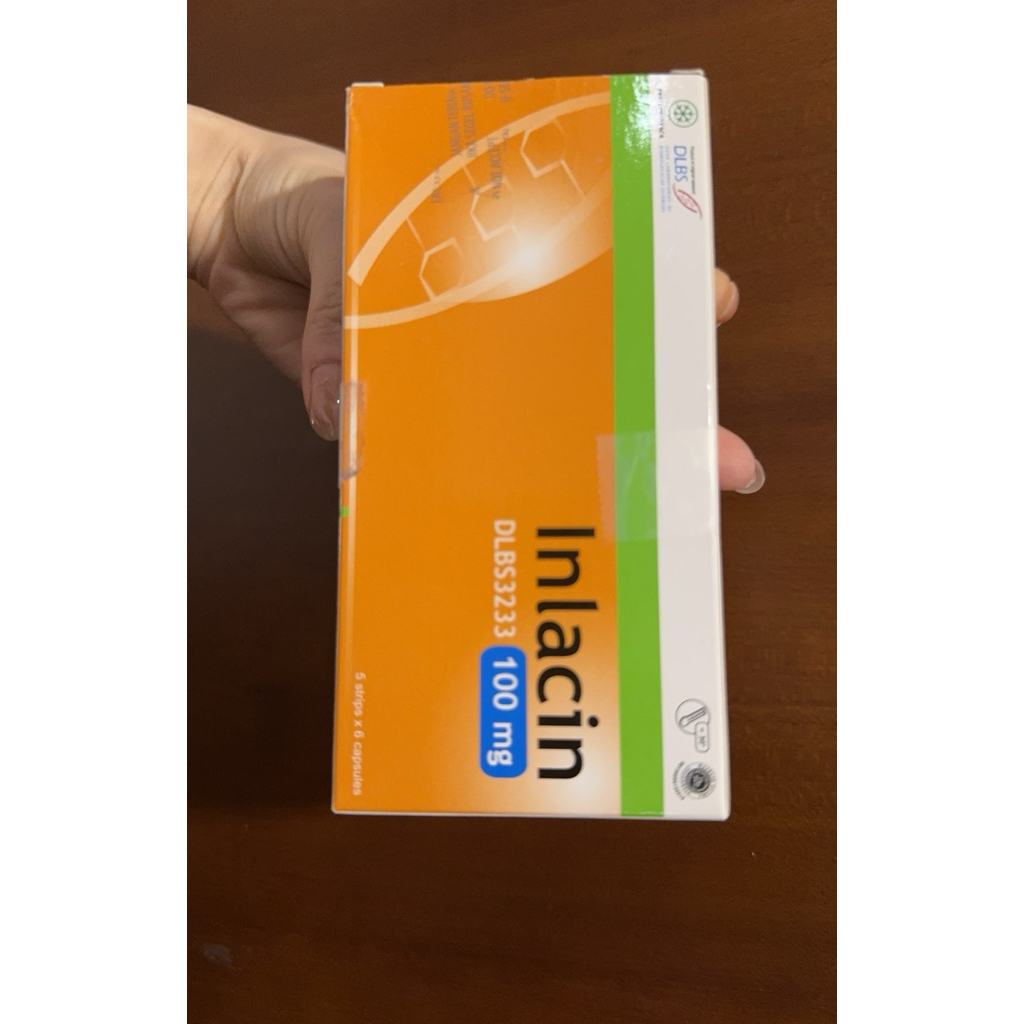 Inlacin 100 mg - Obat Herbal Penurun Gula Darah, Bahan Alami, 30 Kapsul