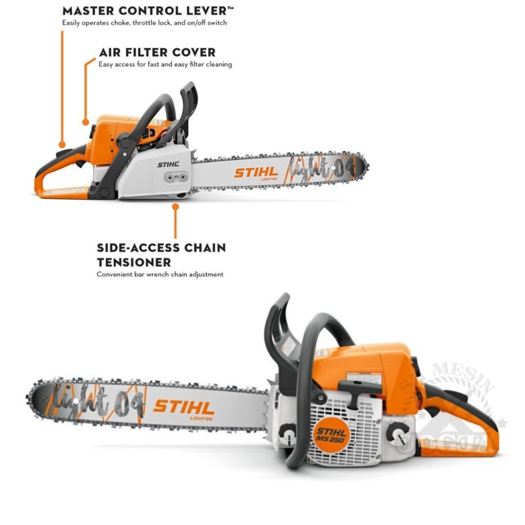 STIHL MS 250 Chainsaw 20 inch Mesin Gergaji Potong Kayu Alat Tebang Kayu