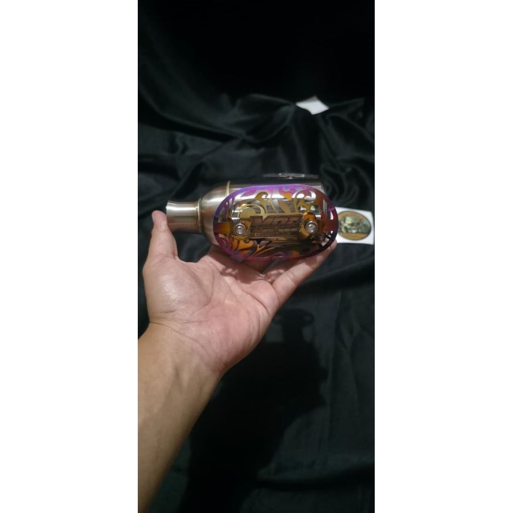 Knalpot Sprayer ZK 49cc / Mini GP Model Botol tidur + Cover Pemanis Original by Mr. Berat