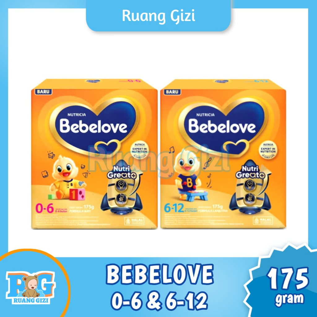 1 KARTON (24 BOX) Susu Bebelac 1+ Bebelove 0-6 & 6-12 Box 175 Gram