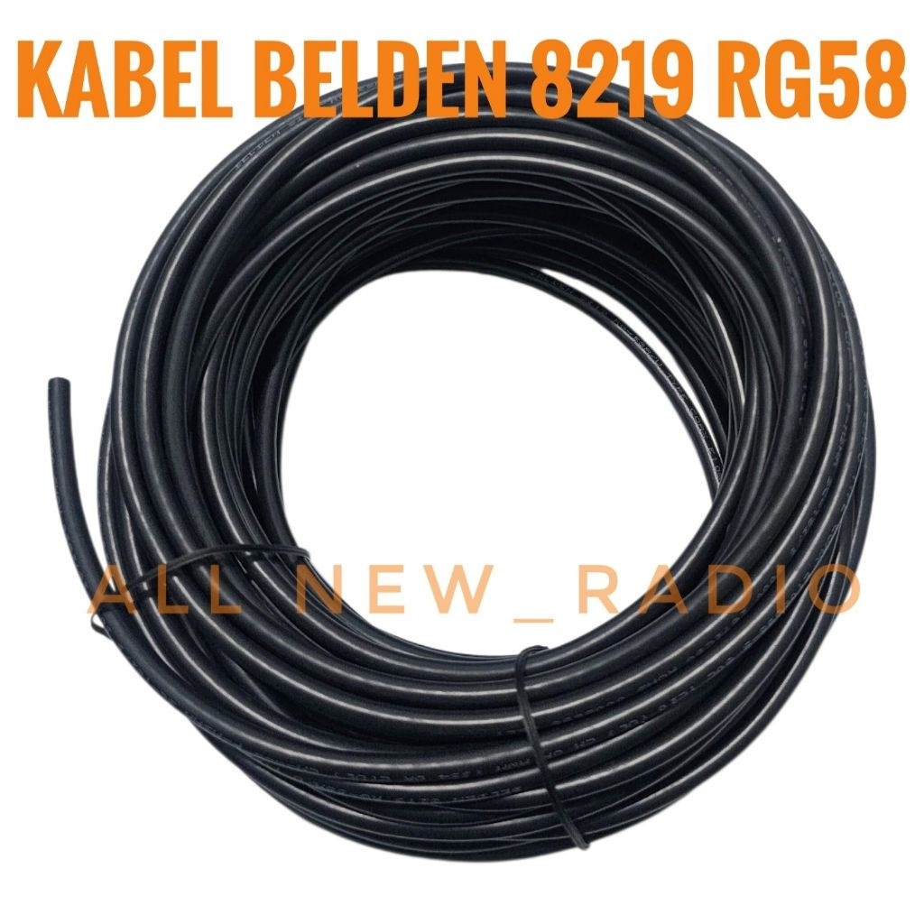 KABEL COAXIAL BELDEN 8219 RG58 / KABEL ANTENA RADIO RIG KABEL COAX RG58 / KABEL BELDEN RG58 8219