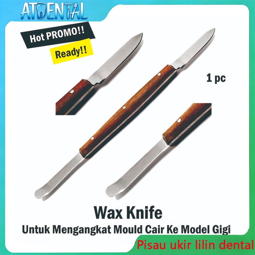 Pisau Malam / Dental Wax Knife/pisau ukir lilin dental / alat ukir model gigi lab / dental wax carvi