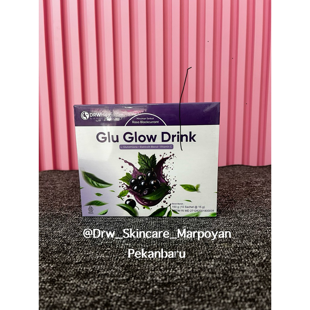 DRW Skincare Glu Glowing Drink Ecer Kulit Glowing L-Glutathione dan Vit C
