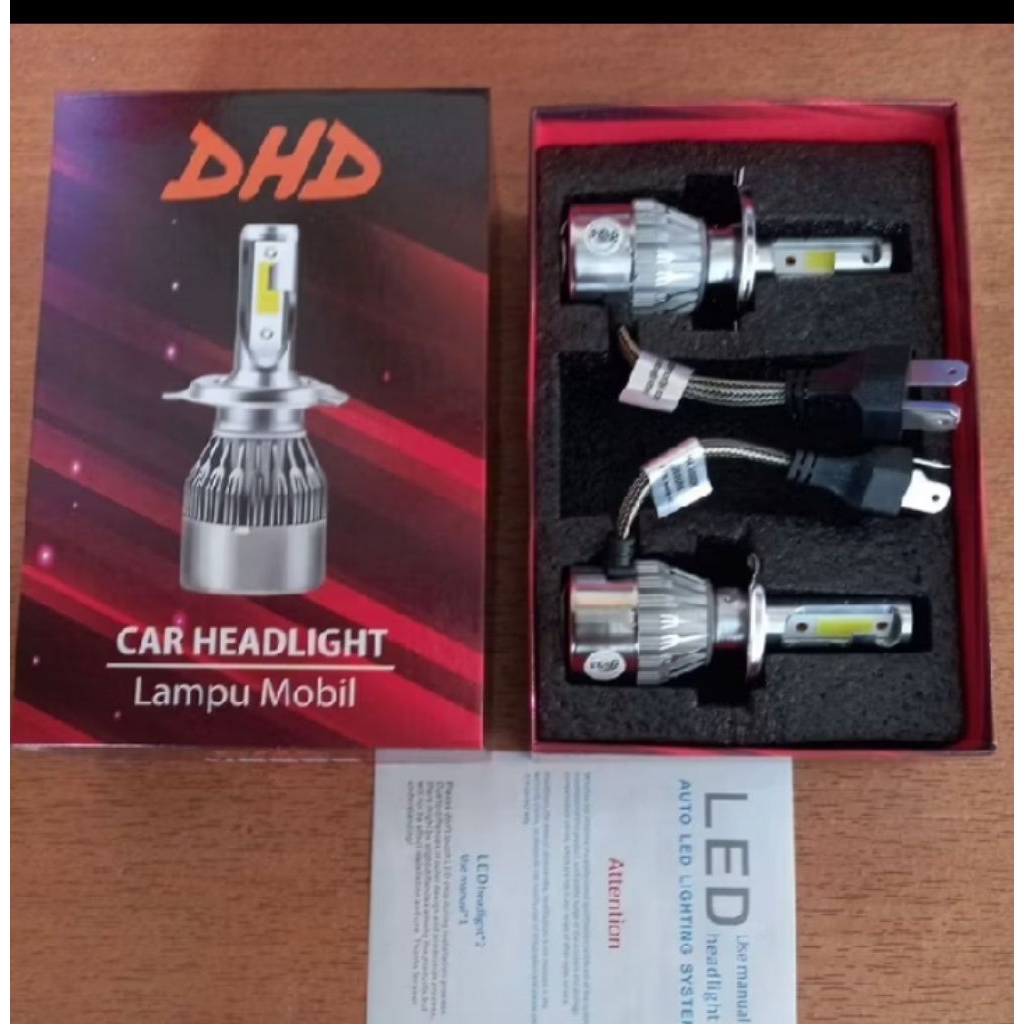 Lampu LED Mibil 12 Volt H4 DHD-H4 600k