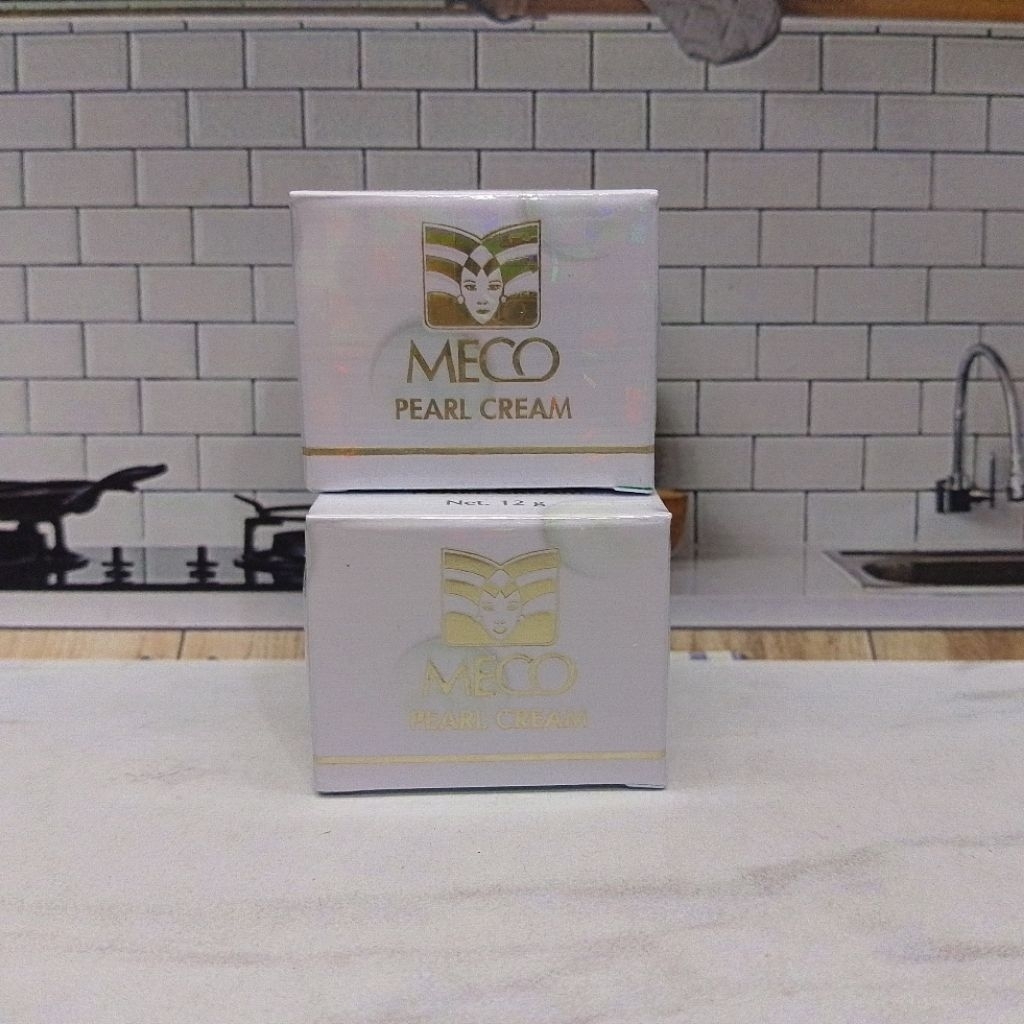 meco pearl cream 12 gr pelembab wajah