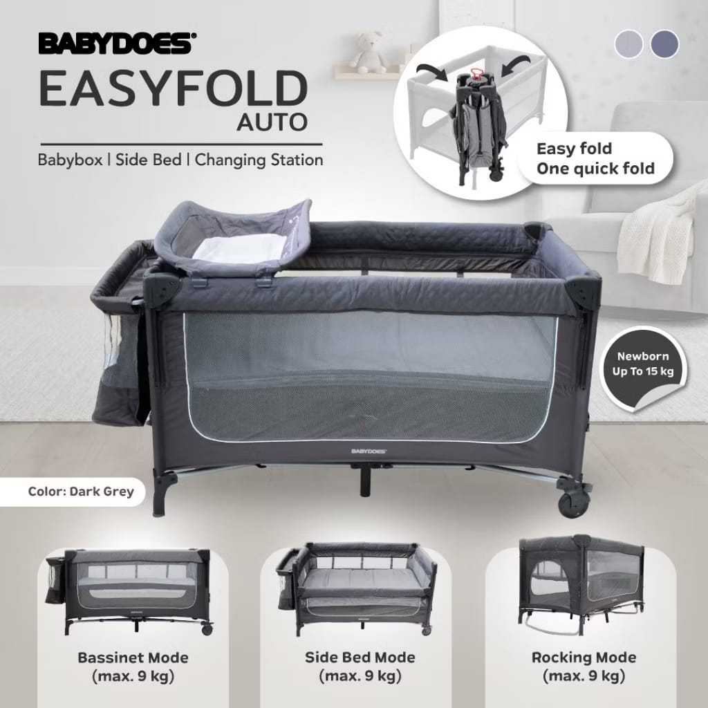 Baby Box BabyDoes Easyfold Auto 17082 / Tempat Tidur Bayi