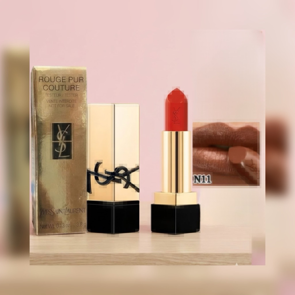 YSL Rouge Pur Couture Lipstick Tester Full Size With Box