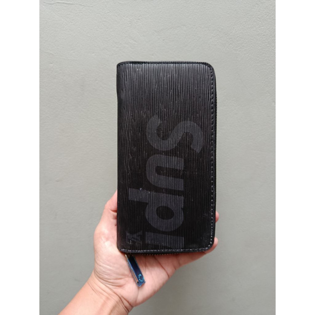Dompet wanita hitam Supr x LV kualitas bagus NEW