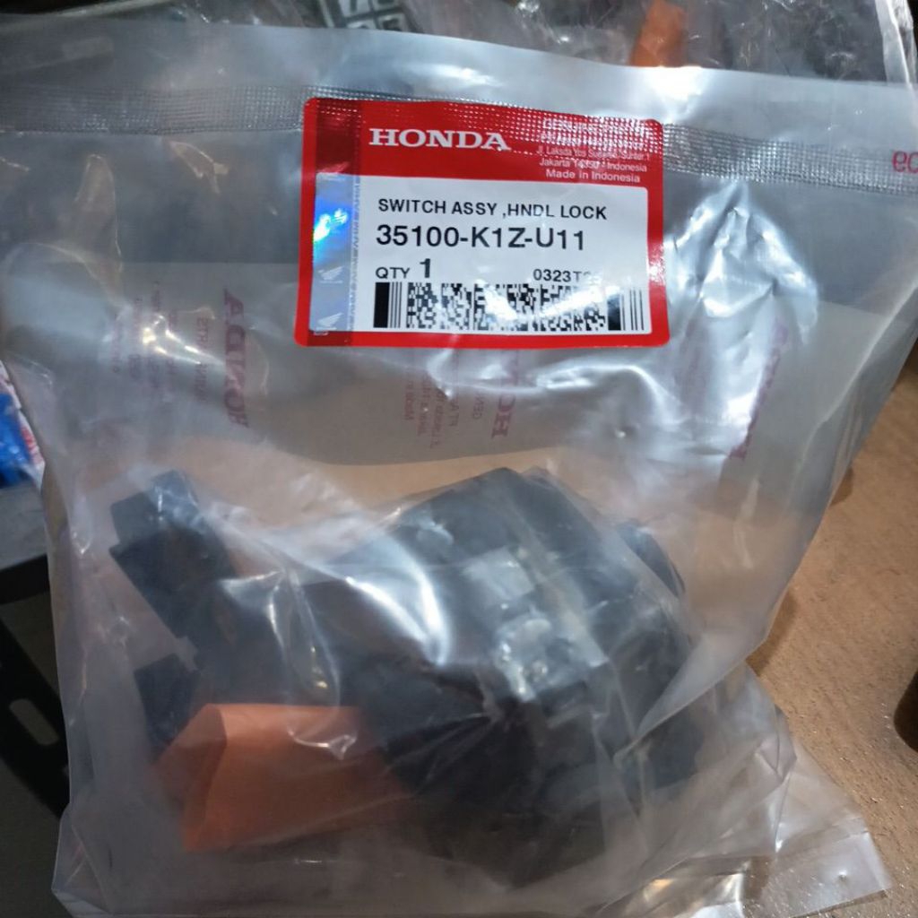 KUNCI KONTAK SET EMERGENCY HONDA PCX 160 2021-2024 (35100-K1Z-U11)
