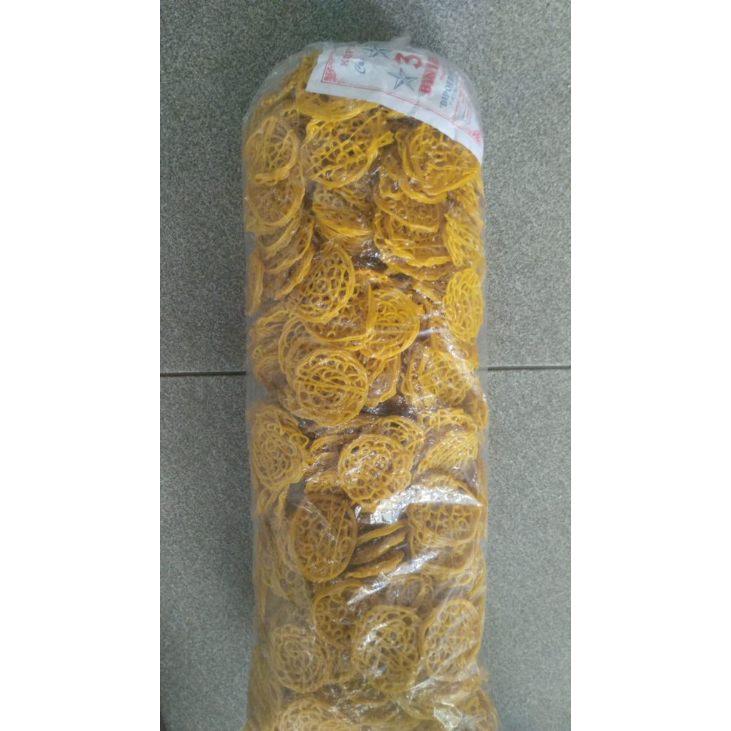 Kerupuk Mie Kuning berat 3 kg / Krupuk Mie Kuning per Bal Ball