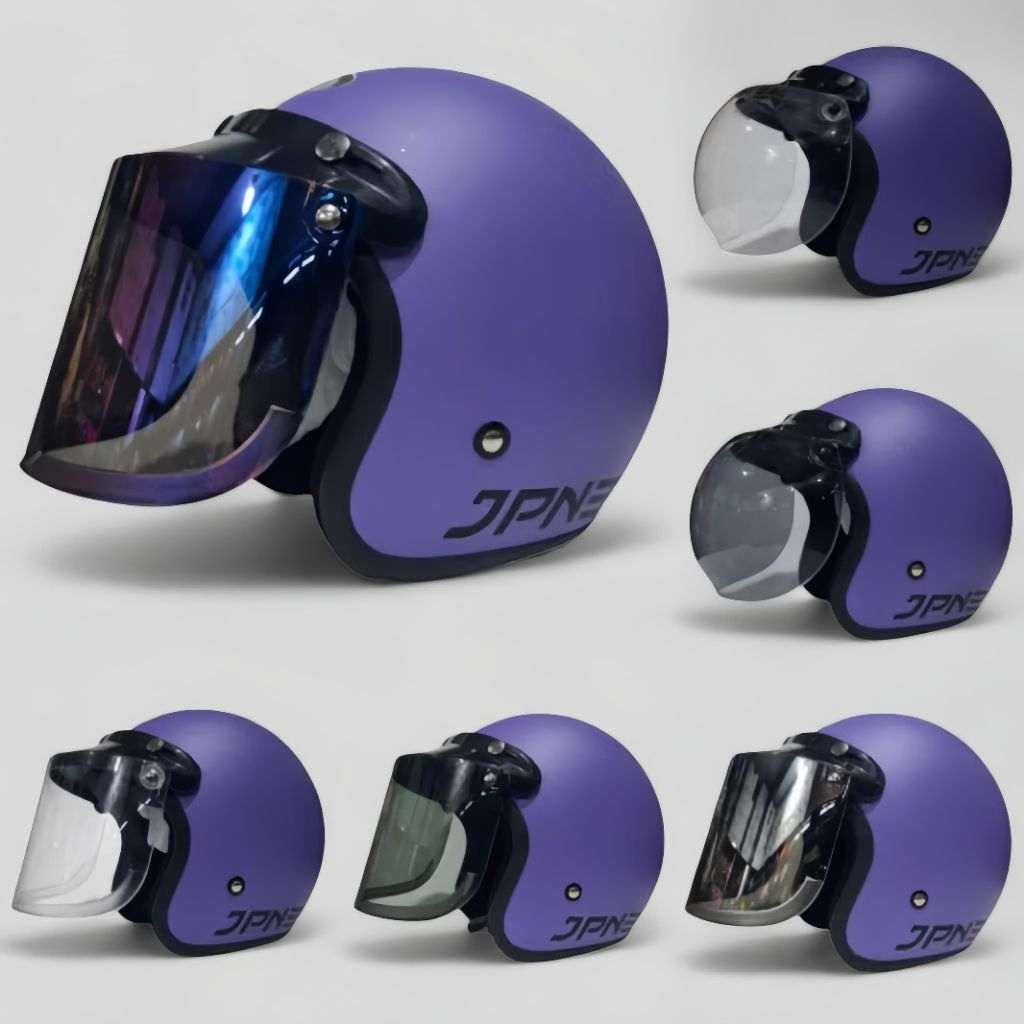 Helm jpn ungu tua dof ORIGINAL 100% Asli