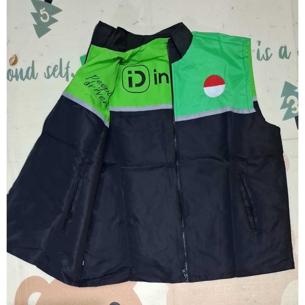 ROMPI GRAB BOLAK BALIK INDRIVE BAWAH HITAM WATERPROOF BORDIR SAKU ADA 6 TERLARIS