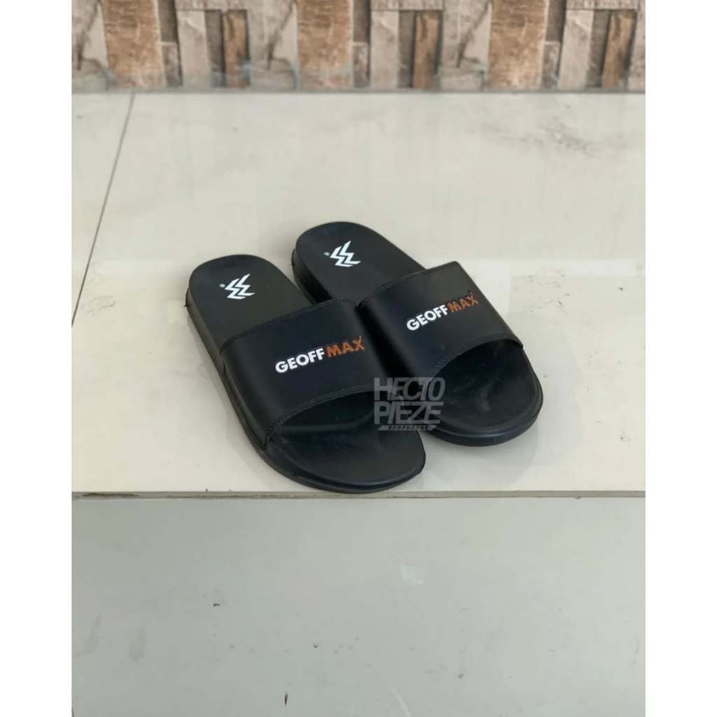 Geoff Max - Wigora Black | Sandal Slipper/ Sandal Recovery