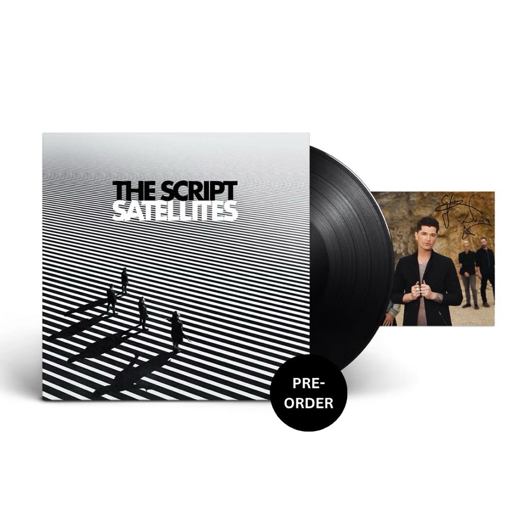 The Script - SIGNED Satellites LP & CD