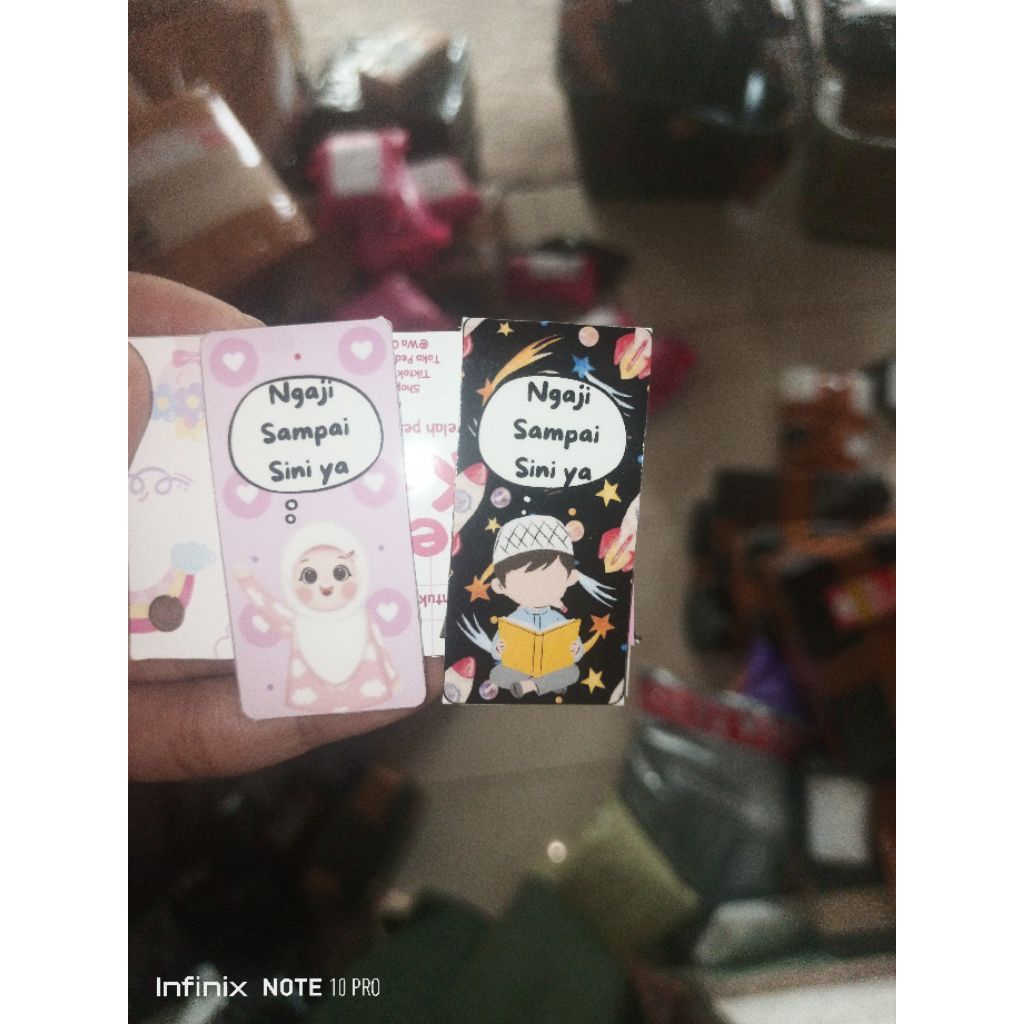 MAGNETIC BOOKMARK   ANAK MUSLIM LUCU PEMBATAS MENGAJI IQRO
