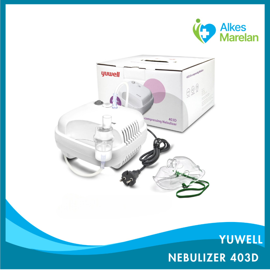 YUWELL - Nebulizer 403D Yuwell Alat Terapi UAP Asma Pernafasan Anak Dan Dewasa/Nebulizer Yuwell 403 