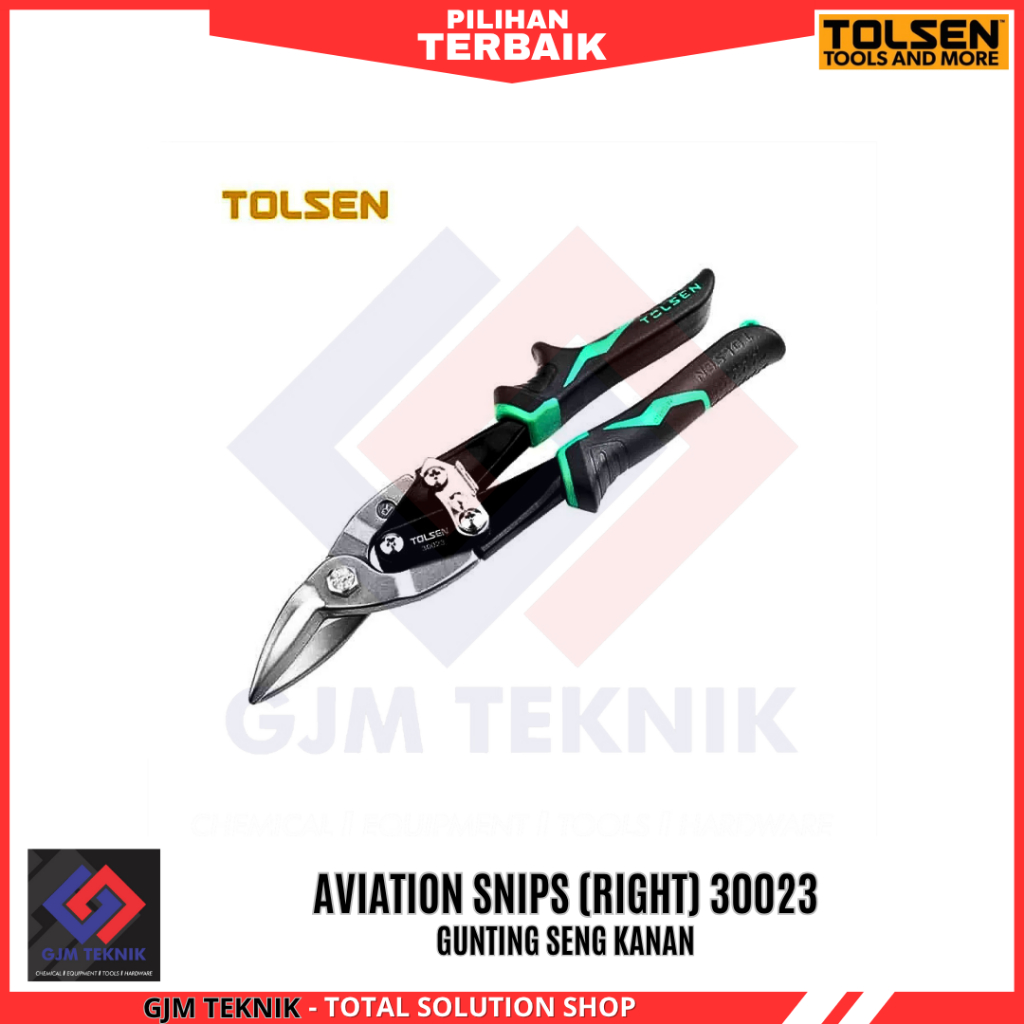 TOLSEN Aviation Snips 30023 Gunting Baja RIngan / Gunting Seng kanan