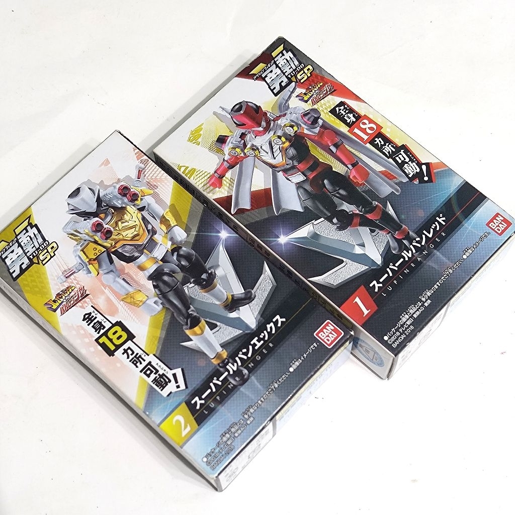 Yudo Super Lupin Red dan Super Lupin X Set LupinRanger vs PatRanger