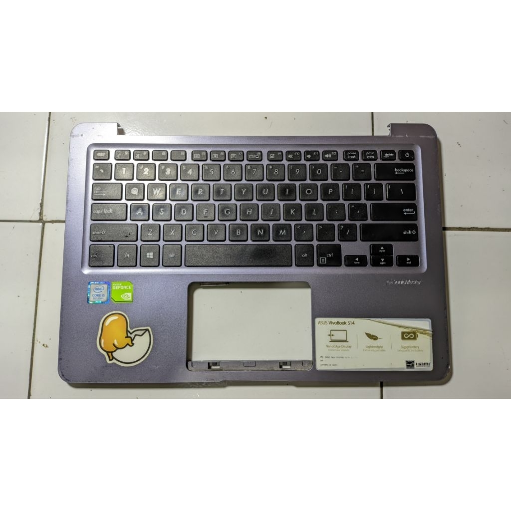 Casing Case Kesing Palmrest keyboard Laptop Asus Vivobook S14 A411U X411U