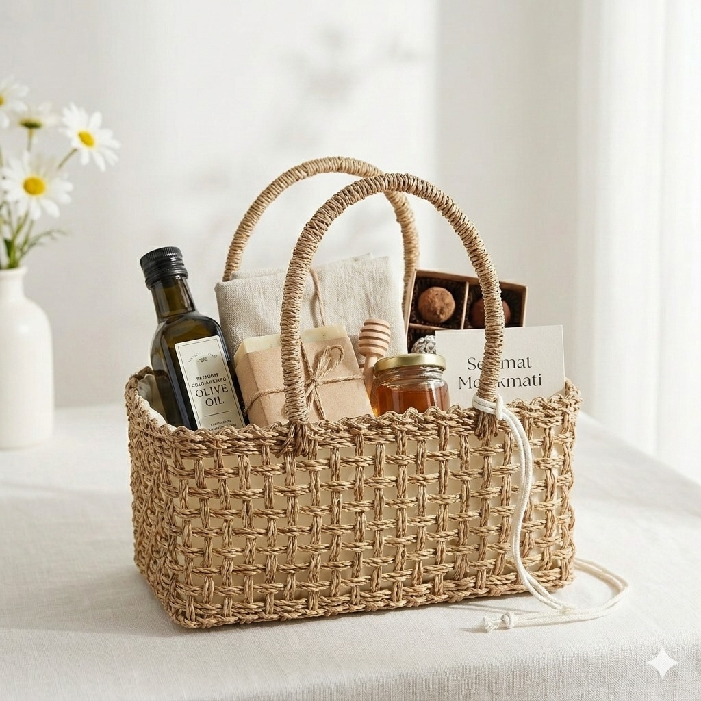 Tas Rara 4 Toples / Tas Rara Hampers / Tas Hampers Rotan / Tas Rotan Rara / Tas Rara furing / Tas Ha