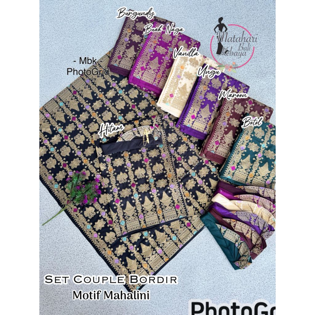 SET COUPLE LASEM MOTIF MAHALINI