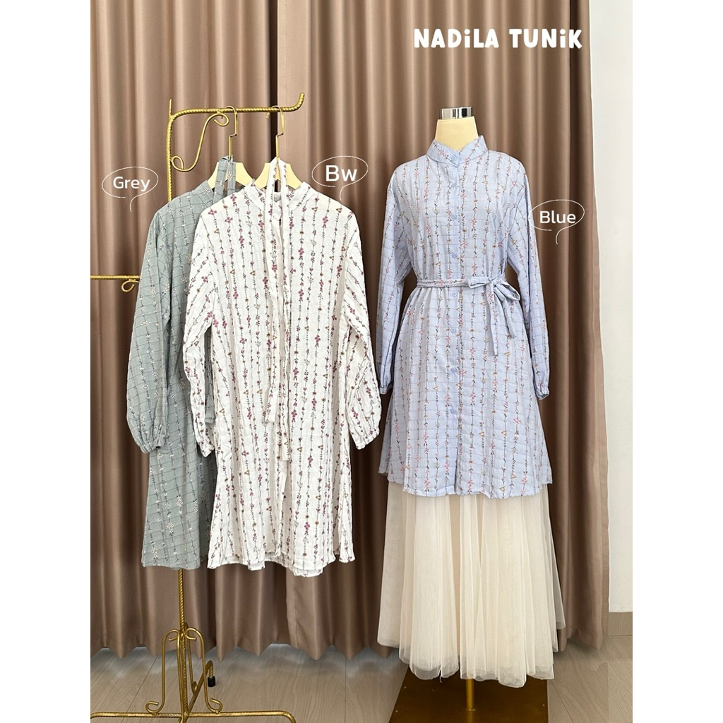 Nadila Tunik//Cotton Import Wanita Kekinian