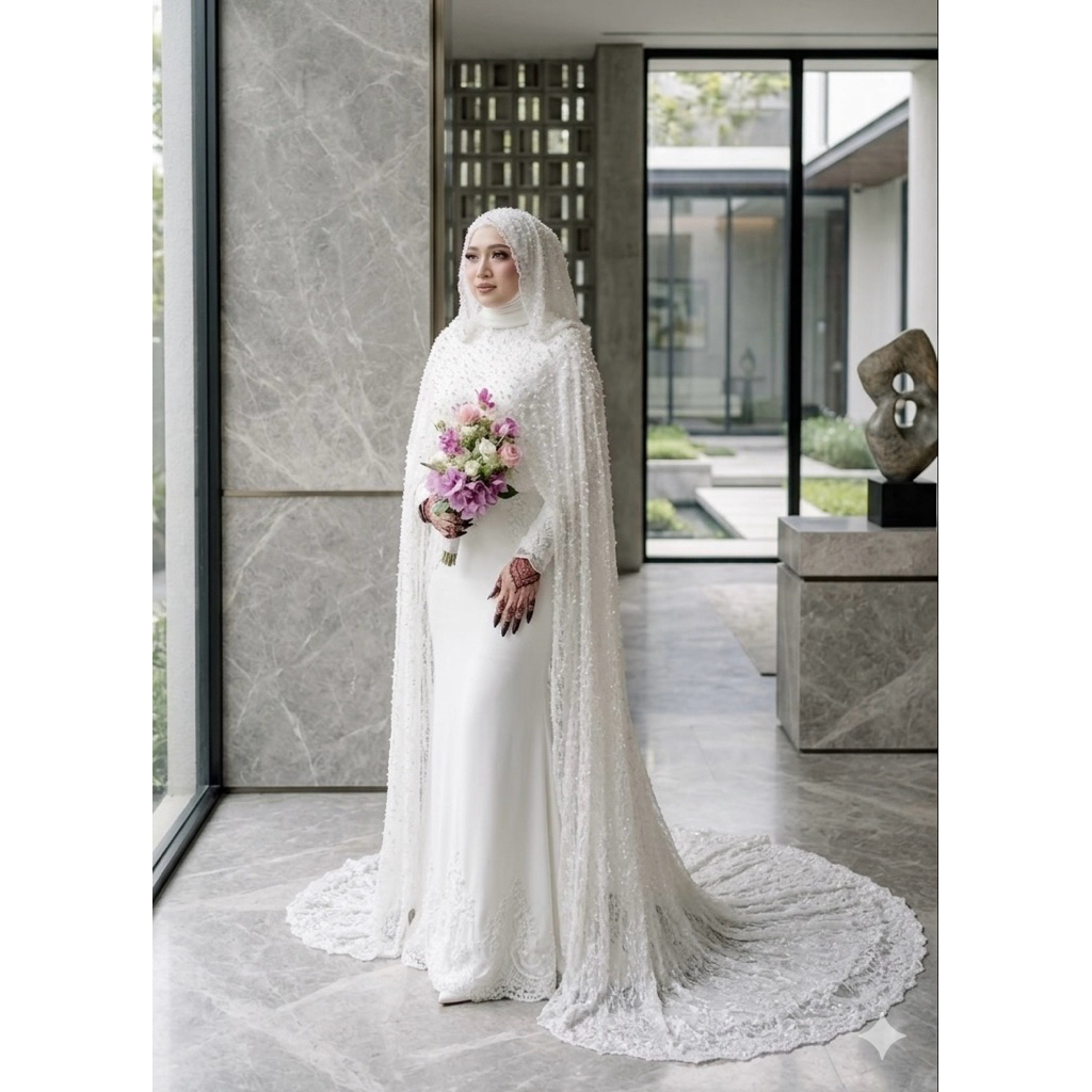 gaun pengantin malaysia melayu gaun akad gaun walimah wedding dress