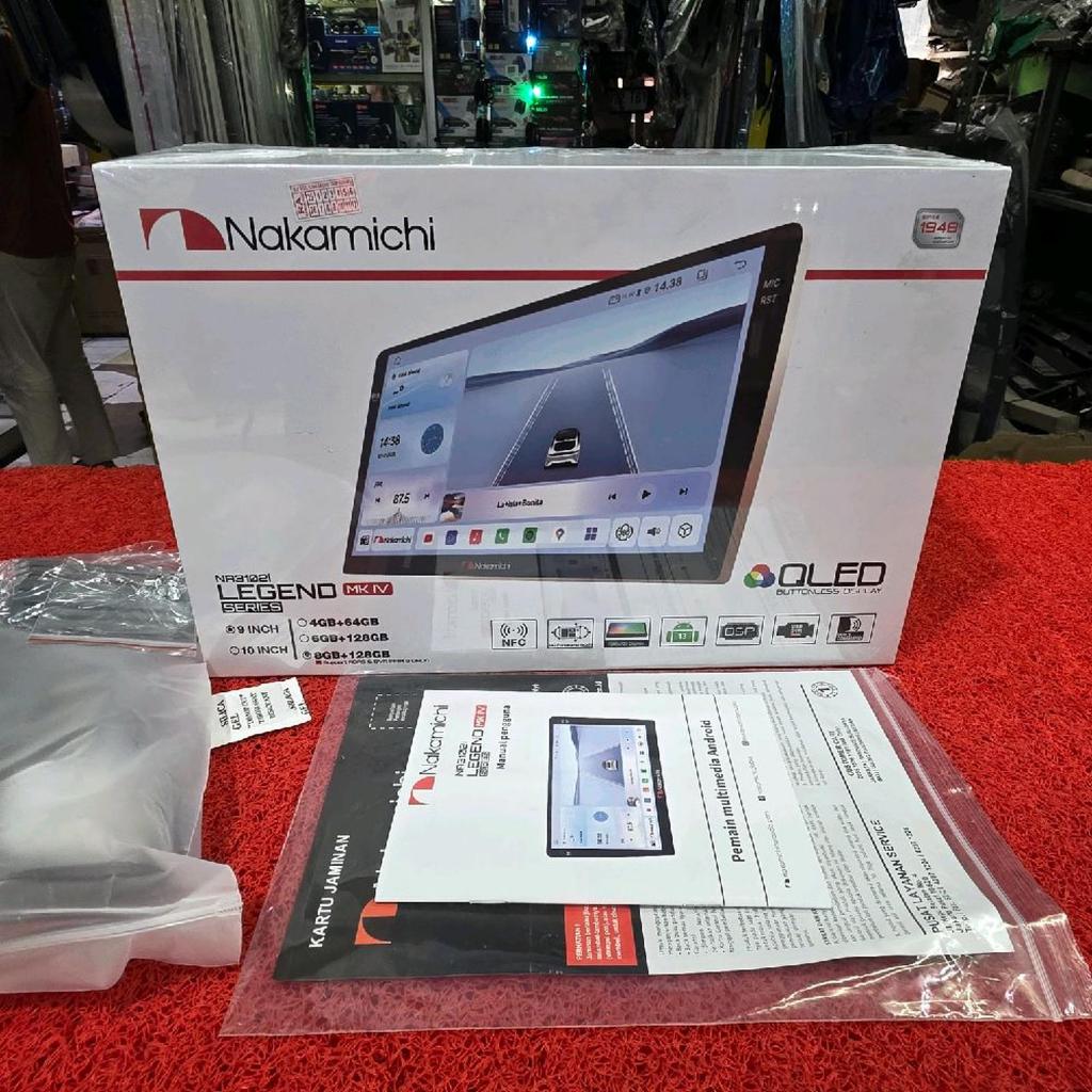 Headunit Android 9 Inch / 10 Inch Nakamichi Legend MK IV Ram 8/128GB QLED