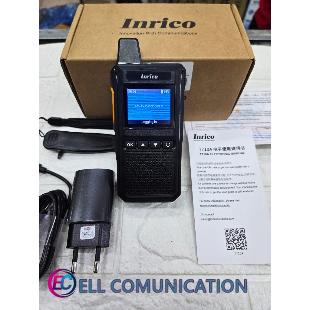 HT POC Inrico T710A Wifi 4G LTE GPS Bluetooth Military Standard Waterproof IP67 Internet Radio ORIGI