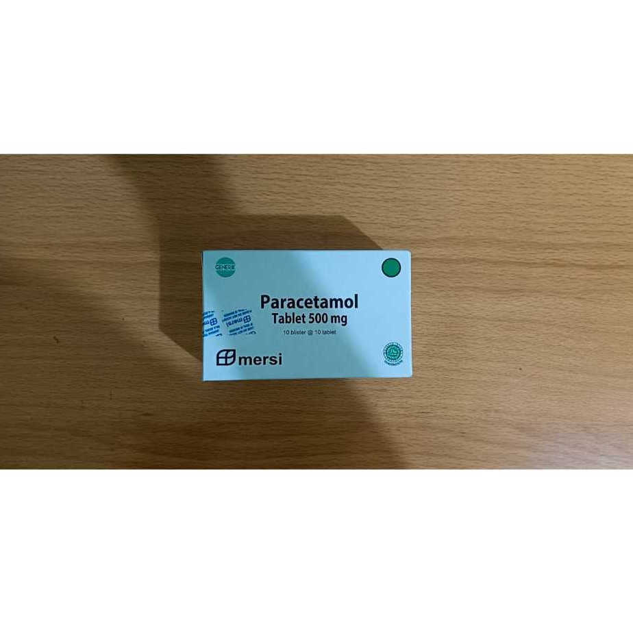 PARACETAMOL MERSI 500 MG 1 BOX 100 TABLET