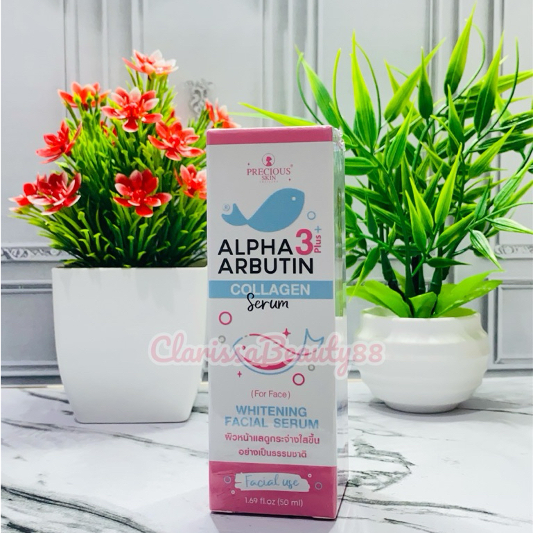 ALPHA ARBUTIN COLLAGEN Serum Wajah Alpha Arbutin Collagen 40 ml Mencerahkan dan Meremajakan Kulit Se