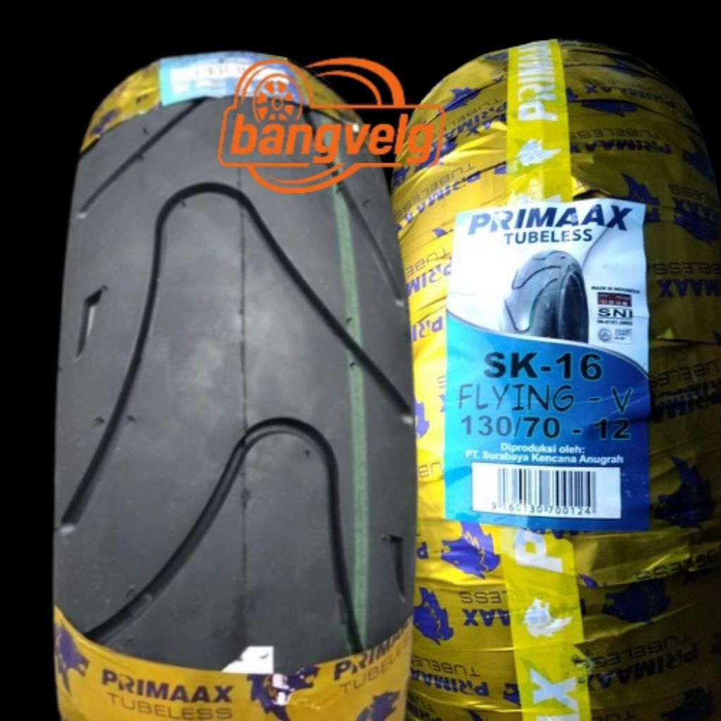 Ban Tubeless Ring 12-130/70 PRIMAAX sk-16 Flying-v