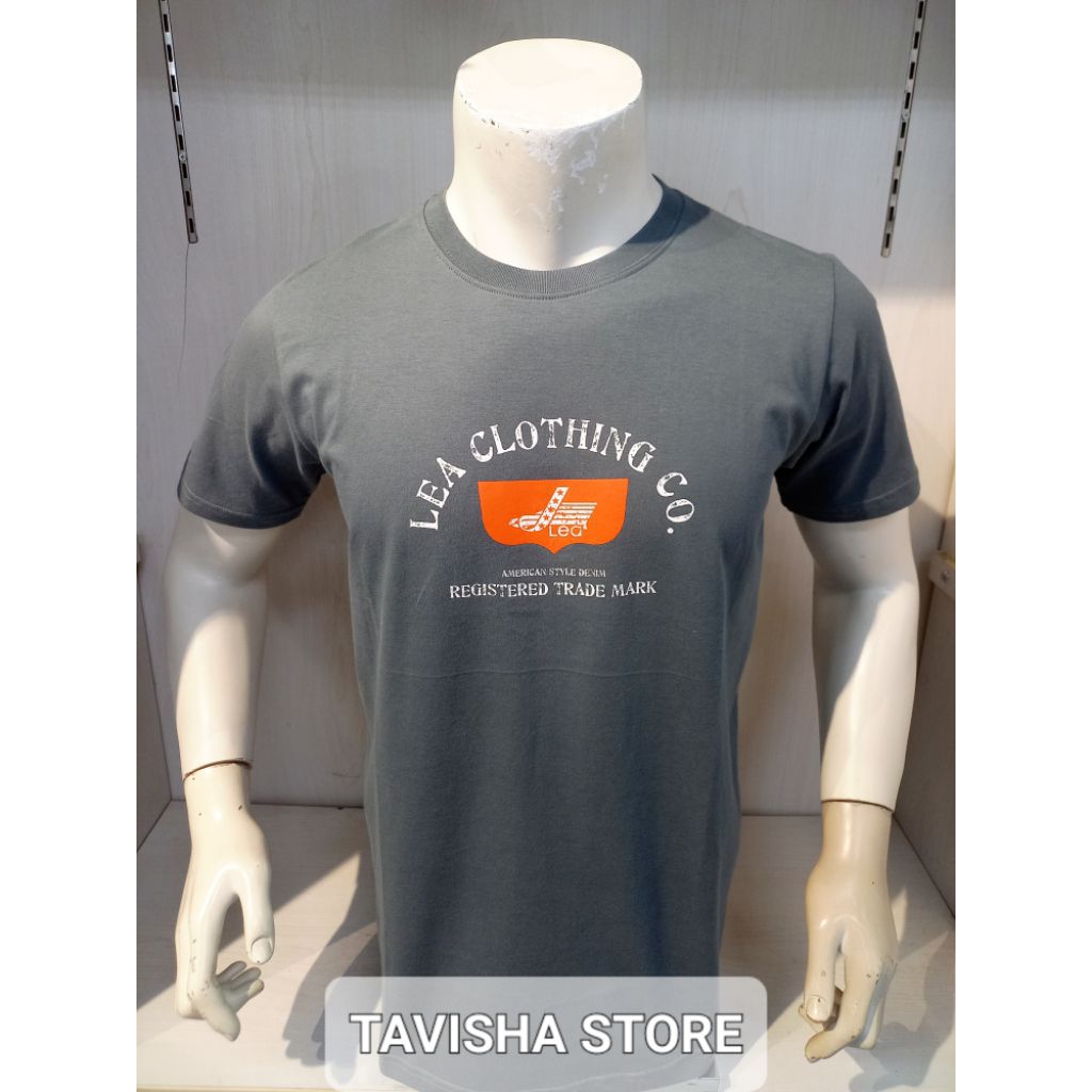 Kaos LEA Original-Regular Fit Casual Cowok|Premium Best Seller