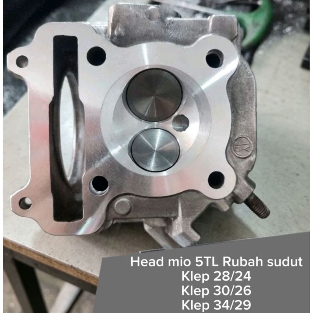 Head mio 5TL rubah sudut klep 28/24,30/26,34/29