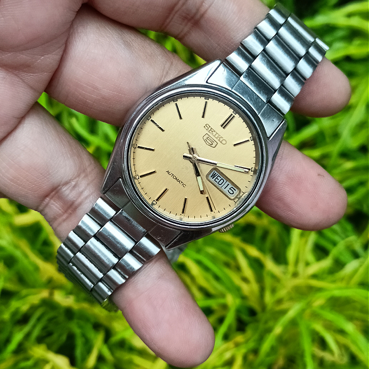 SEIKO 7009-2060 Gold Silver Original Watch Second | Jam Tangan Pria Vintage