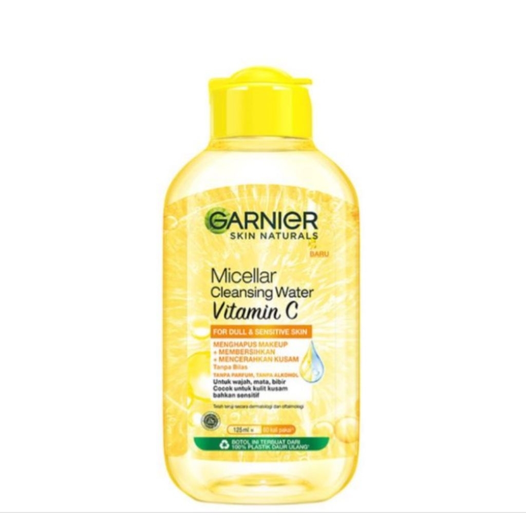 Garnier Micellar Vitamin C Cleansing Water Make Up Remover 125 ml