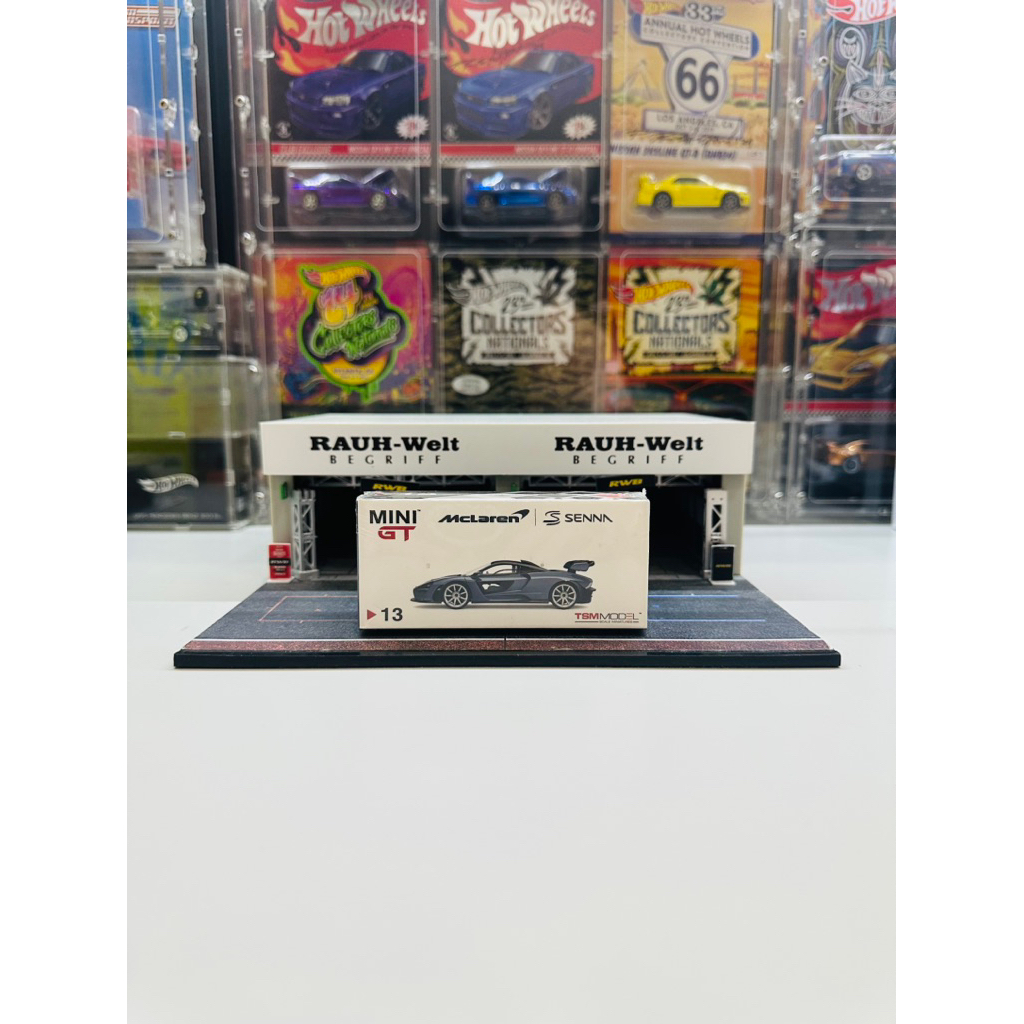 Mini GT No 13 McLaren Senna Victory Grey