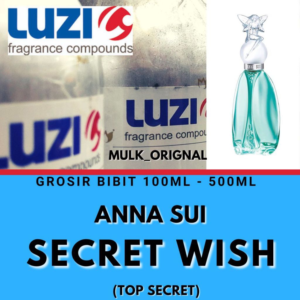 bibit parfum fragrance oil Luzi Top Secret searah A Sui Secret Wish
