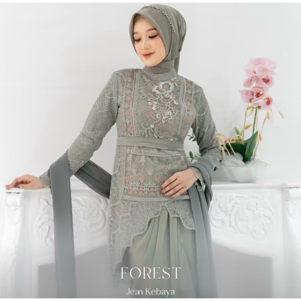 LYF KEBAYA - SAGE - preloved