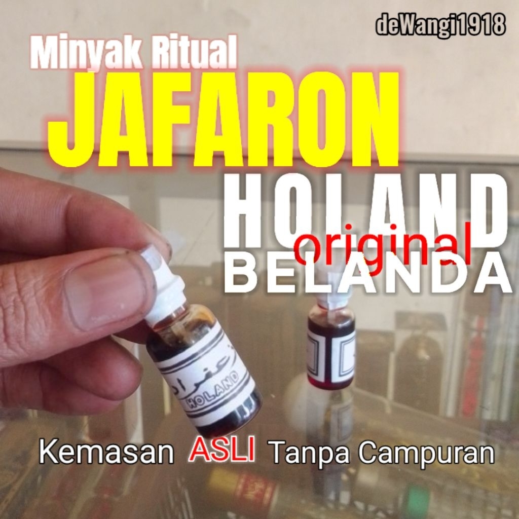 Minyak Jafaron zafaron Holand Belanda kemasan botol segel