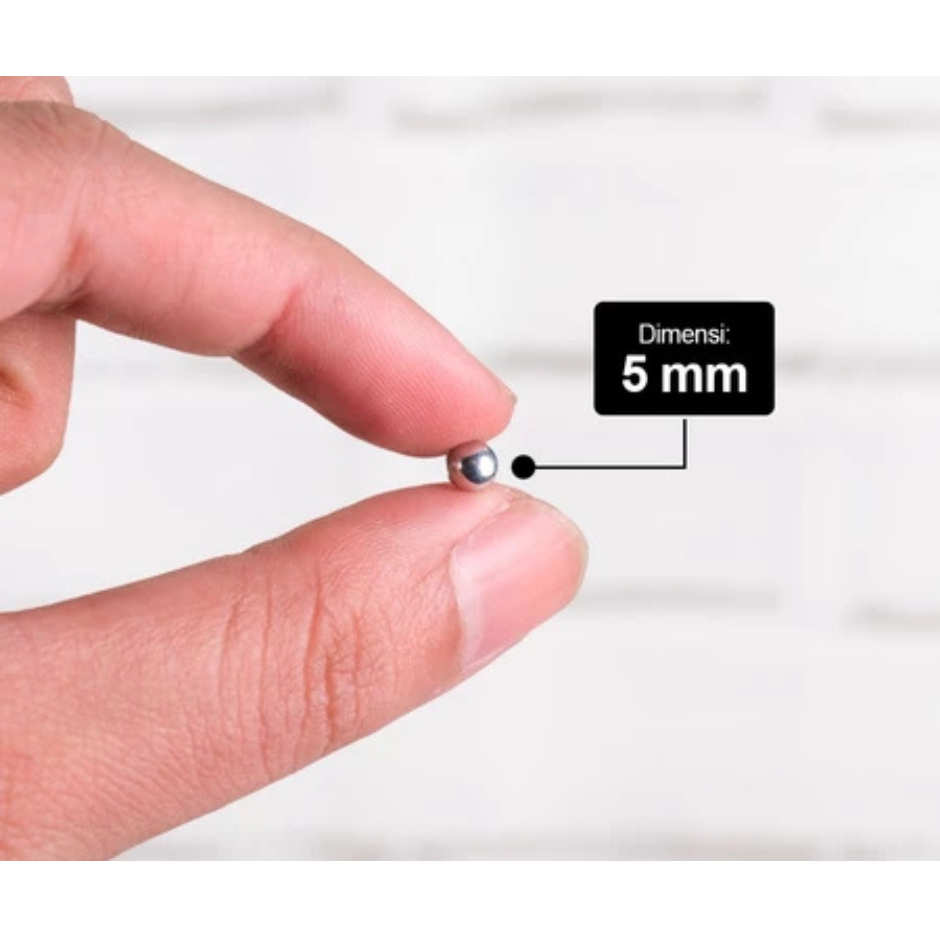 MBP5-Pelor Sepeda 1pcs 5MM pelor gotri sepeda anak bmx pelor motor peluru ketapel besi 5mm steel