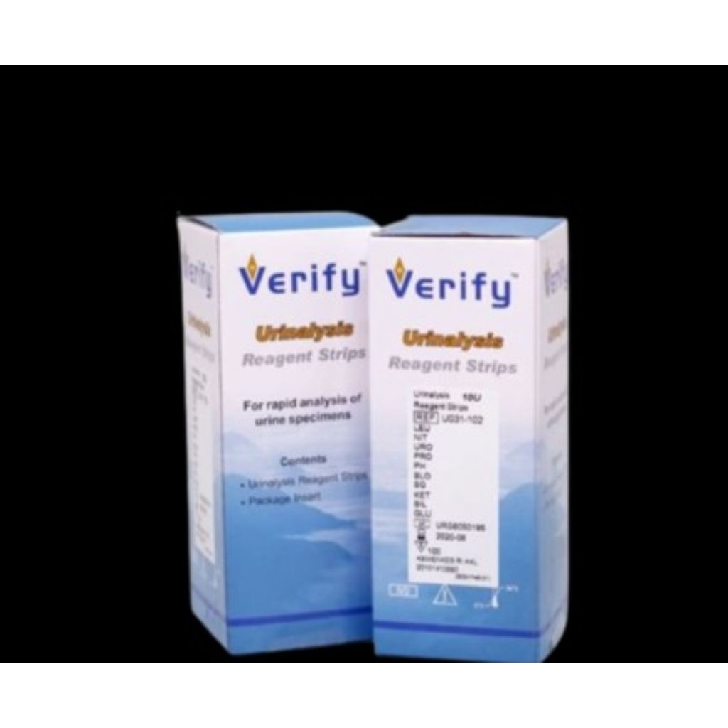 Strip Urine Merk Verify 3 P dan 10 P per botol